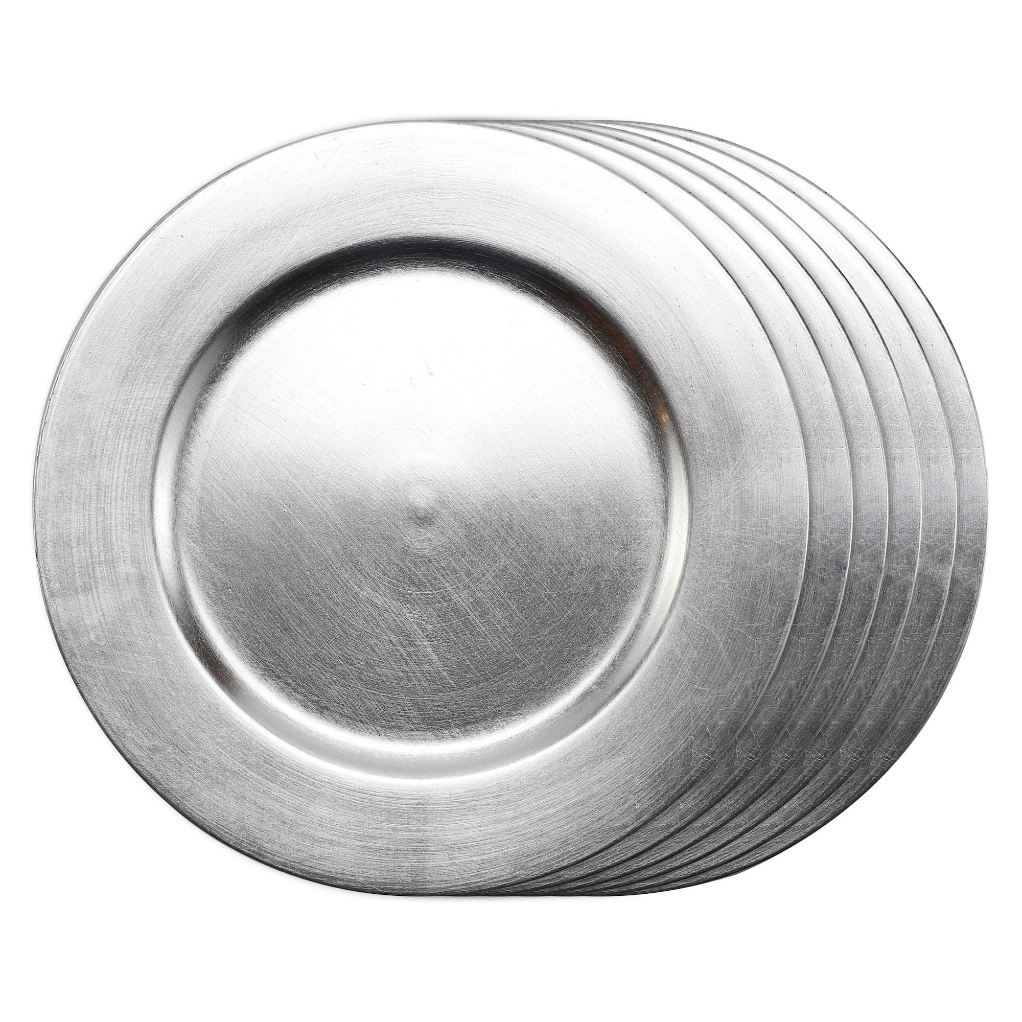 Silver Charger Set by Celebrate It™ 6ct.